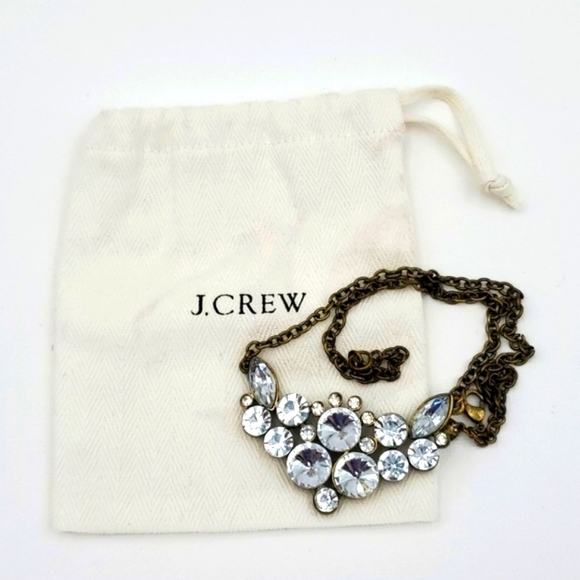 J. Crew Jewelry - J. Crew Clear Rhinestone Necklace
